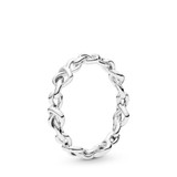 PANDORA Knotted Hearts 925 Sterling Silver Ring