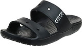 Crocs Unisex Classic Two-Strap Slide Sandals - Black - M8W10 206761-001-M8W10
