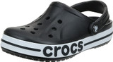 Crocs Bayaband Unisex Clogs - Black/White