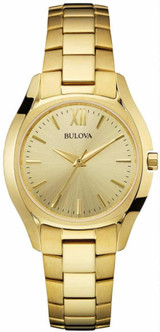 Bulova Gold-Tone Ladies Watch 97L150