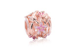 PANDORA Openwork Pink Daisy Flower Charm 788772C01