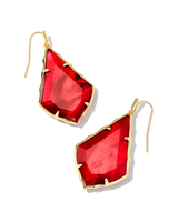 Kendra Scott Faceted Alex Gold Drop Earrings in Cranberry Illusion 9608802908