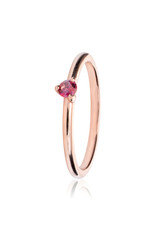 Pandora Rose Red Solitaire Ring - 189259C01-54