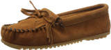 Minnetonka Womens Kilty Moccasin - Brown - 7 M US 402-BROWN-7