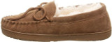 BEARPAW Mens Moc II Wide Sheepskin Suede Slippers1