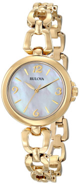 Bulova Gold-Tone Ladies Watch 97L138