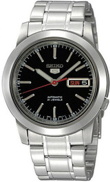 Seiko Mens Seiko 5 Automatic Stainless Steel Watch SNKE53