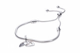 Pandora Pearlescent White Heart Bracelet Gift Set B802103-28