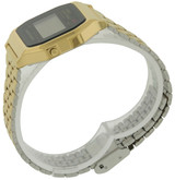 Casio Gold-Tone Alarm Chronograph Mens Watch A159WGEA-1D