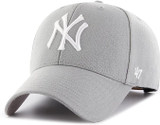 47 MVP MLB New York Yankees SNAPBACK Baseball Cap - Grey B-MVPSP17WBP-GY
