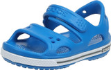 Crocs Kids Crocband II Sandals - Bright Cobalt/Charcoal - 2 Little Kid 14854-4JN-J2