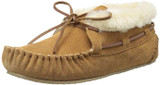 Minnetonka Womens Chrissy Bootie Moccasin Slipper - Cinnamon - Size 7 40031-CINNAMON-7