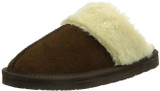 Minnetonka Womens Chesney Fur Lined Slippers - Chocolate - Size 9 40882-CHOCOLATE-9