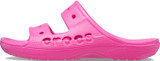 Crocs Unisex Baya Two-Strap Slide Sandals - Electric Pink