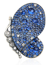PANDORA Dazzling Blue Butterfly Pendant 697996NCB