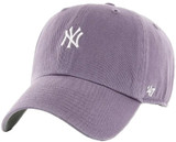 47 Brand New York Yankees Base Runner Clean Up Cap - Iris - One Size Fits Most B-BSRNR17GWS-II