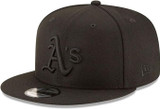 New Era 9Fifty MLB Oakland Athletics Basic Snapback Cap - Adjustable - Black 11591023