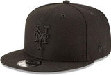 New Era 9Fifty MLB NY Mets MLB Basic Snapback Cap - Adjustable - Black 11591029
