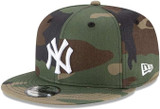 New Era 9Fifty MLB NY Yankees Basic Snapback Cap  - Adjustable - Green Camo 11941920