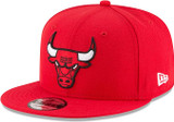 New Era 9Fifty NBA Chicago Bulls Team Color Basic Snapback Cap - Adjustable - Red 70353224