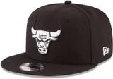 New Era 9Fifty NBA Chicago Bulls Snapback Cap - Adjustable - Black 70353680