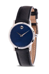 Movado Museum Classic Leather Ladies Watch 060742 0607422