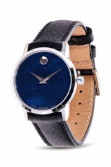 Movado Museum Classic Leather Ladies Watch 060742 0607422