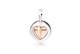 PANDORA Moms Golden Heart Dangle Charm 768756C00