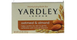 Yardley London Oatmeal and Almond Naturally Moisturizing Bath Bar 4 oz 4 pk B077HS6NQV