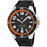 Tommy Hilfiger Black Silicone Mens Watch 1790861