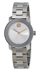 Movado Bold Stainless Steel Ladies Watch 3600433