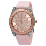 Michael Kors Channing Matte Pink Silicone Ladies Watch MK6704