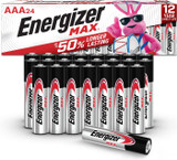 Energizer AAA Batteries - Max Triple A Max Battery Alkaline - 24 Count E92AAA24