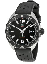 Tag Heuer Formula 1 Black Rubber Mens Watch WAZ1110.FT8023