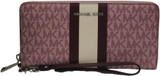 Michael Kors Jet Set Travel Continental Wristlet - Royal Pink Multi 32F9SJ6T3B-901