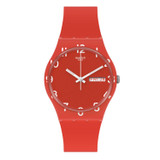 Swatch OVER RED Ladies Watch GR713