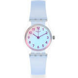 Swatch CASUAL BLUE Silicone Ladies Watch LK396