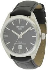 Tissot PR100 Automatic Leather Mens Watch T1014071605100