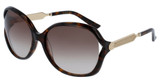 Gucci Havana Round Sunglasses GG0076S-003