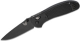 Benchmade Griptilian AXIS Lock Folding Knife - Black Noryl GTX Handles 551BK-S30V