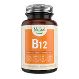 Vegan Vitamin B12 2500 mcg (Methylcobalamin) - Support Metabolism and Nervous System Health Supplement VITA-B12