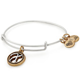 Alex And Ani Initial X Two Tone Charm Bangle A18EBINT24TTRS