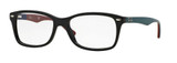 Ray-Ban Matte Black Grey Eyeglasses RX5228-5544-55