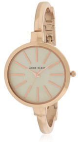 Anne Klein Rose Gold-tone Watch and Bracelet Set Ladies Watch AK-1470RGST