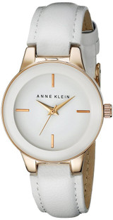 Anne Klein Leather Ladies Watch AK-2032RGWT