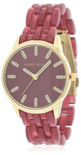 Anne Klein Transparent Resin Ladies Watch AK-2616BYGB