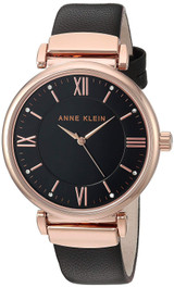 Anne Klein Leather Ladies Watch AK-2666RGBK