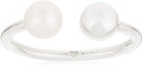 Pandora Bead and Freshwater Cultured Pearl Open Ring2