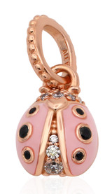 PANDORA Lucky Pink Ladybird Pendant 387909EN160