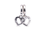 Pandora Linked Sister Hearts Split Dangle Charm 799538C01